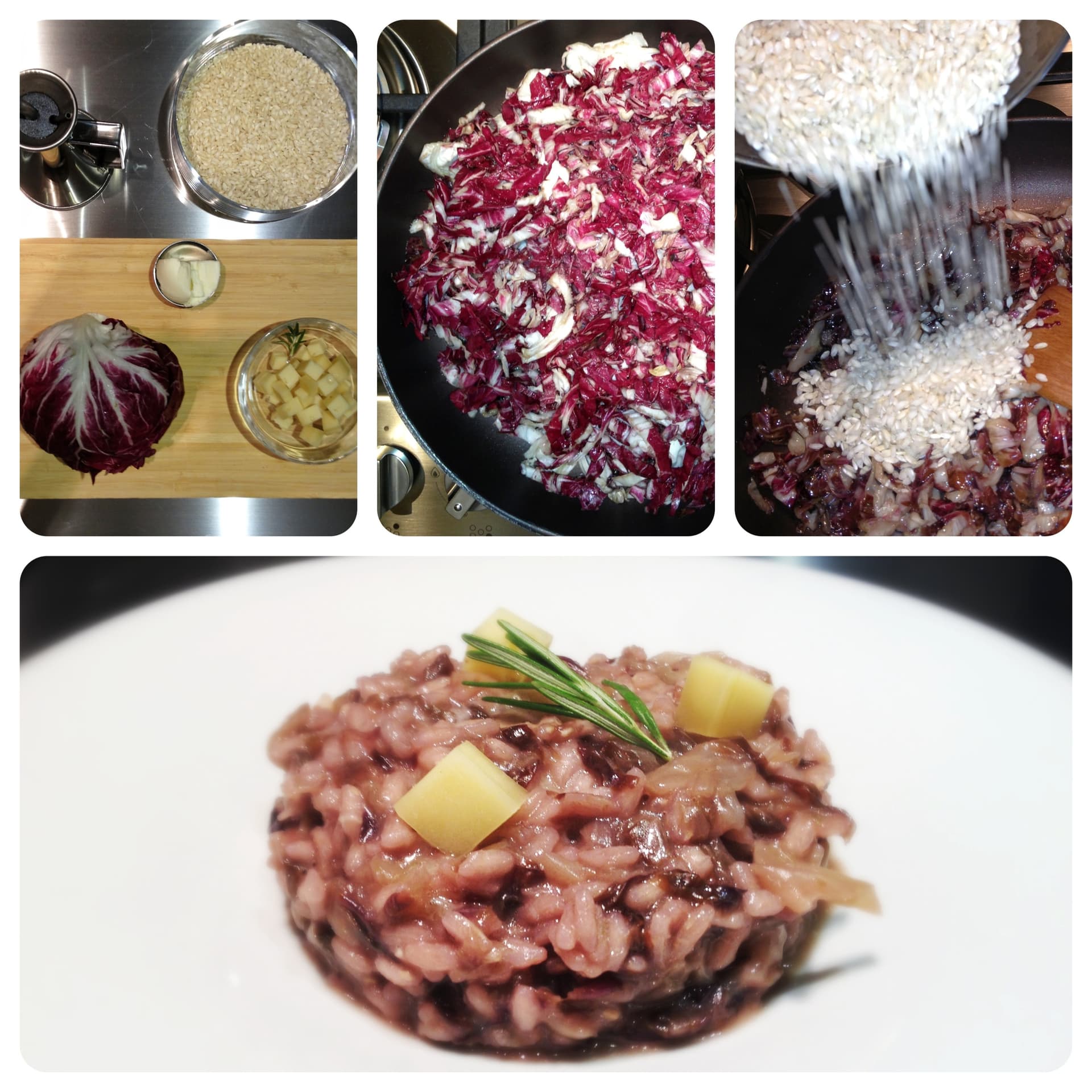 Risotto al radicchio rosso e fontina