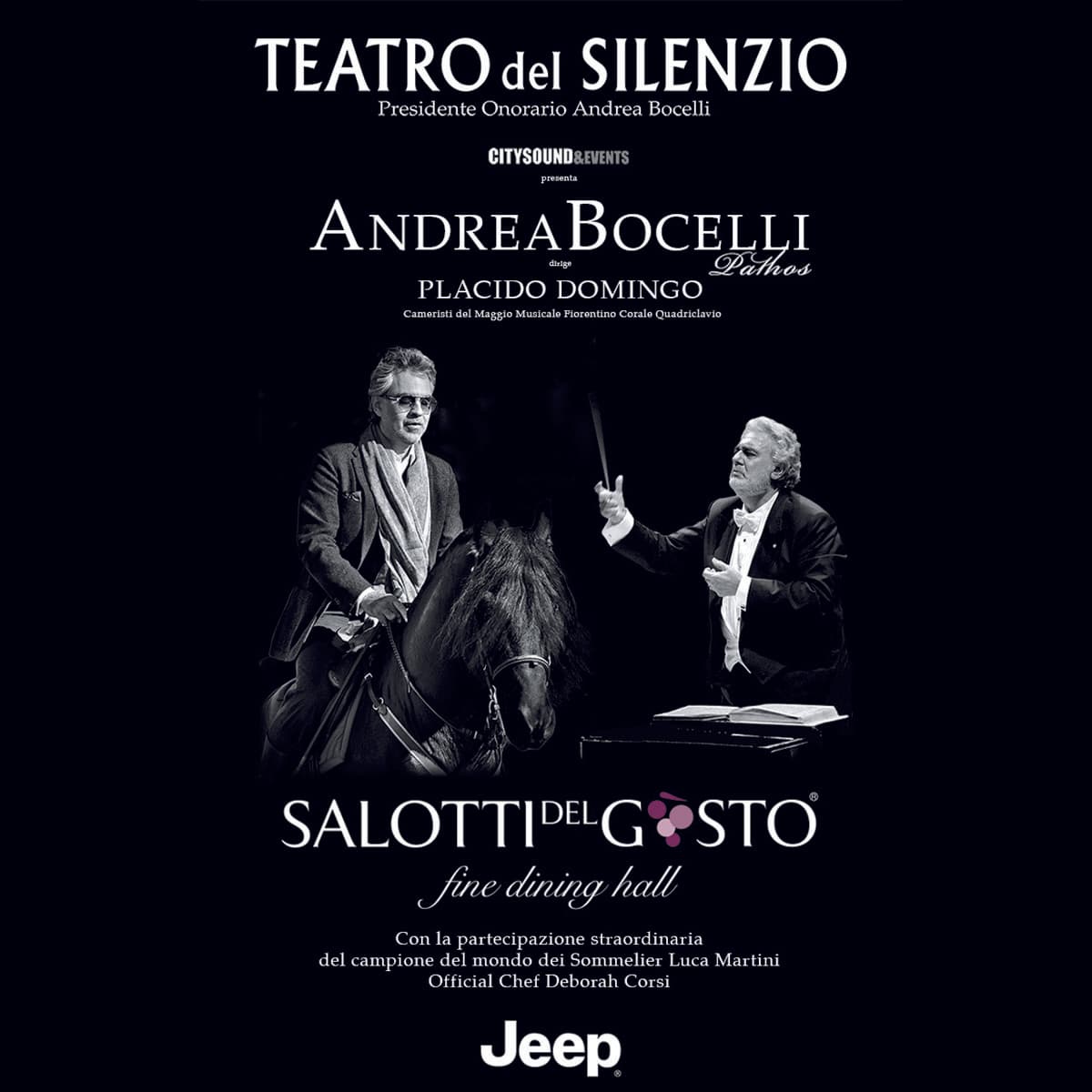 Salotti del Gusto celebra il Maestro Bocelli – Teatro del Silenzio Lajatico – 20 luglio