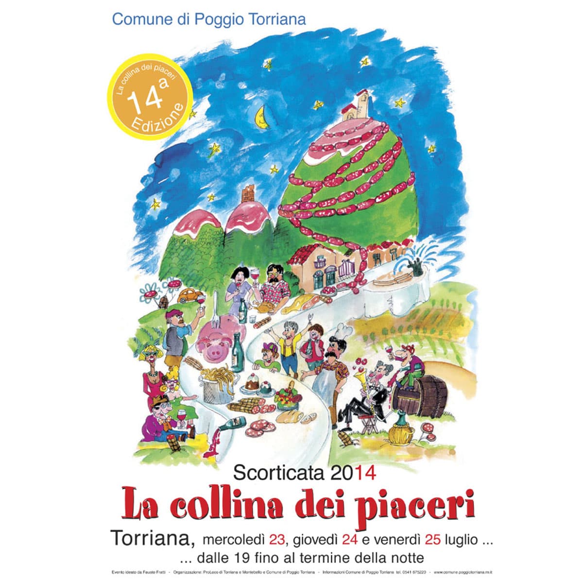 La collina dei piaceri – Torriana – 23-25 luglio