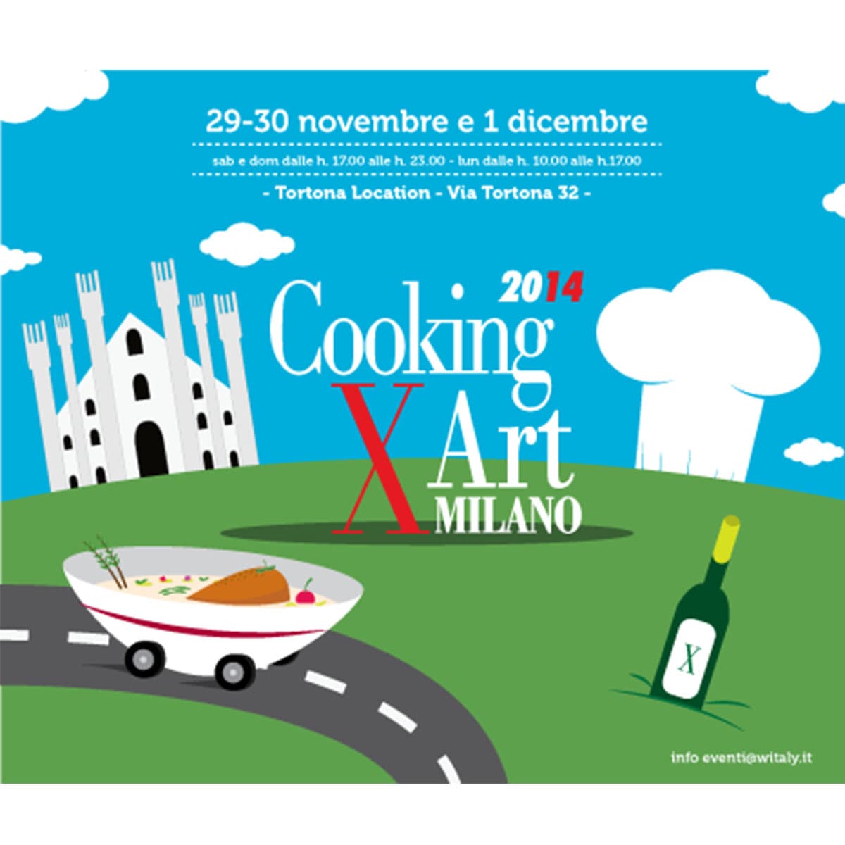 Cooking for Art – Milano – 29, 30 novembre, 1 dicembre