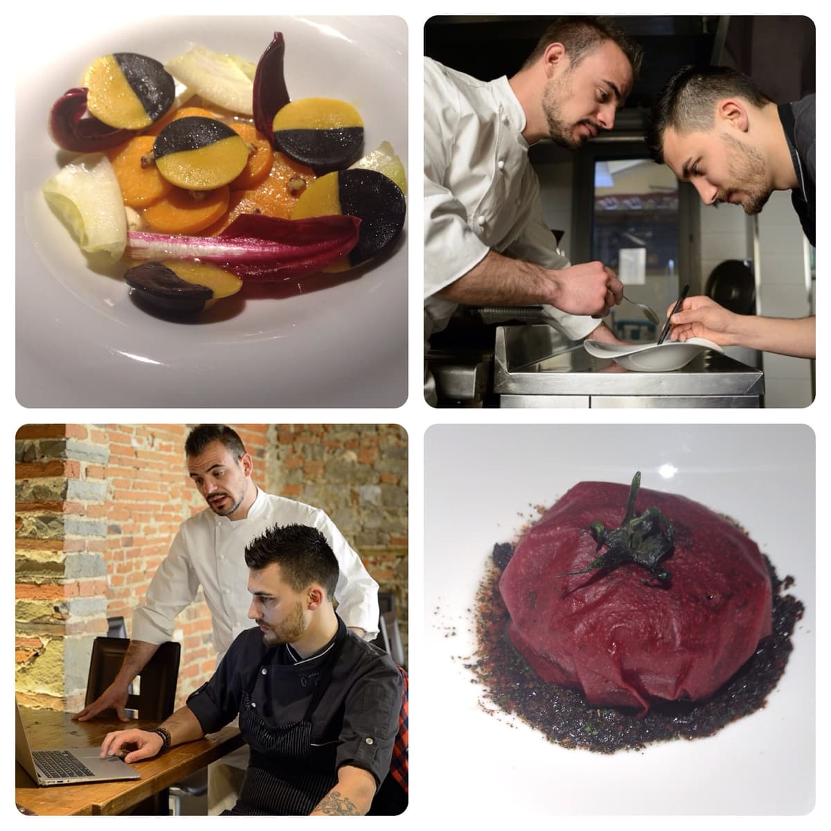 La prima cena da stellato di Matteo Lorenzini con Simone Cipriani al Santo Graal