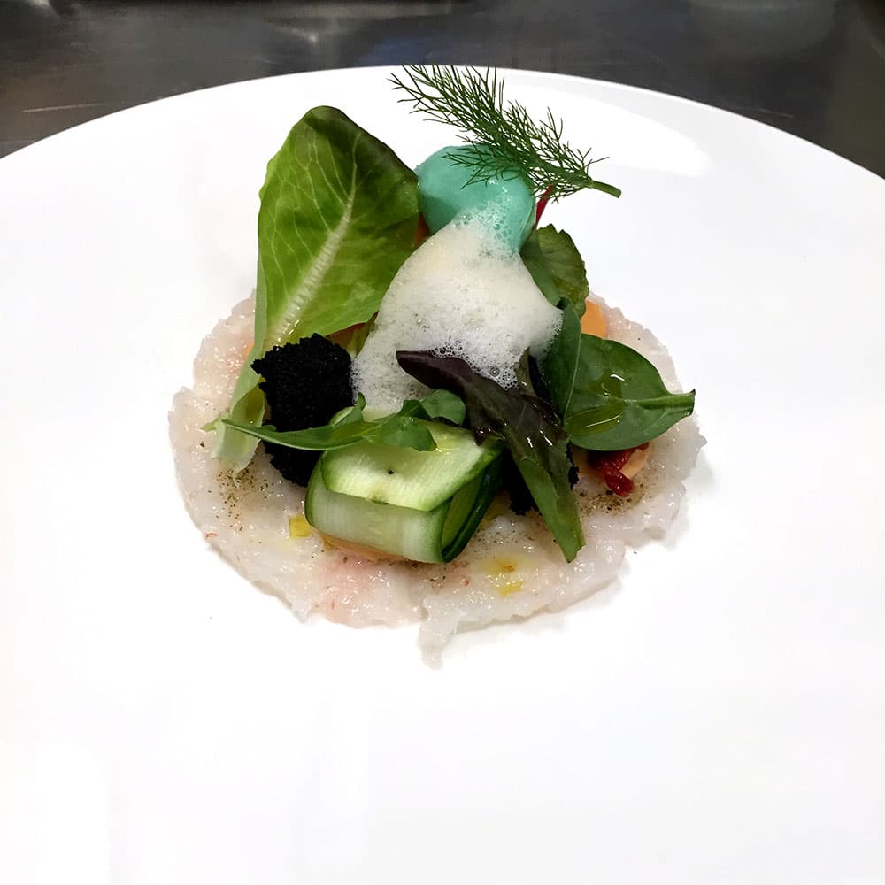 Crudo di gamberi rossi
