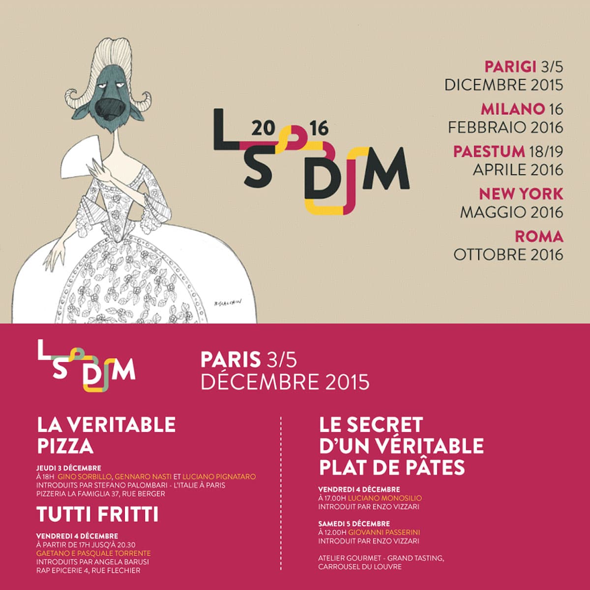 LSDM Parigi – 3 /4/5 dicembre – Parigi