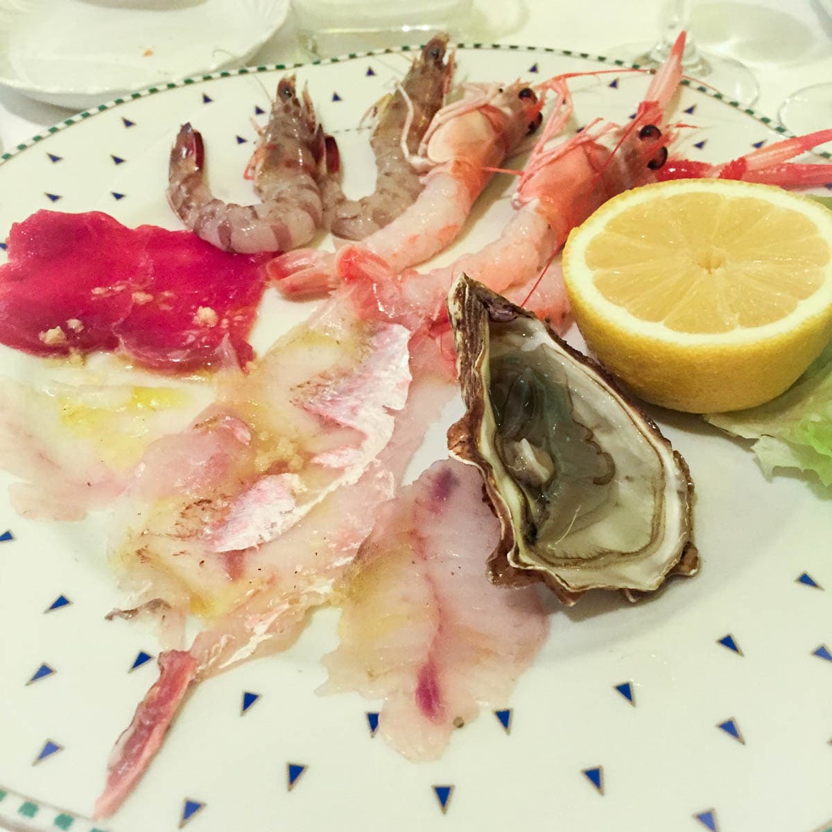 Fantasia di pesce crudo