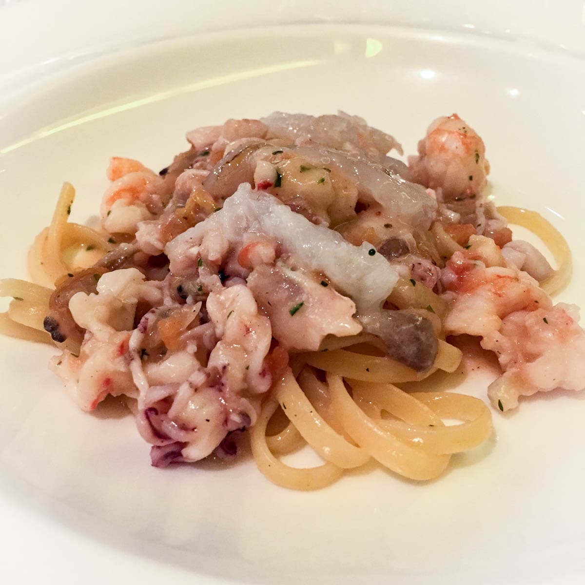 Bavettine alla viareggina