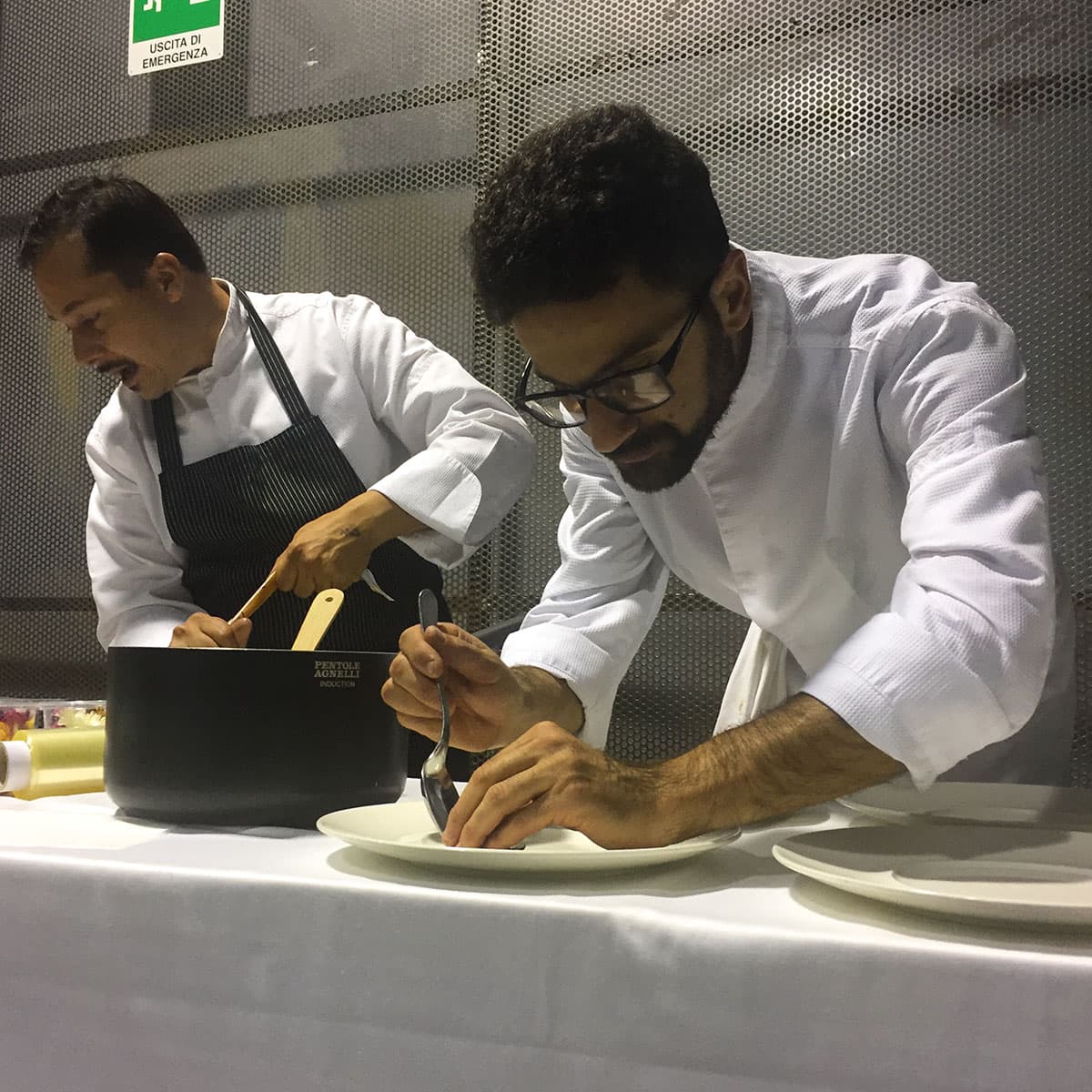 Enoteca Pinchiorri Alessandro Della Tommasina e Luca Lacalamita