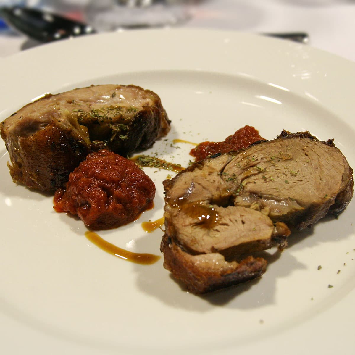 Enoteca Pinchiorri Spalla di agnello e pomodoro affumicato