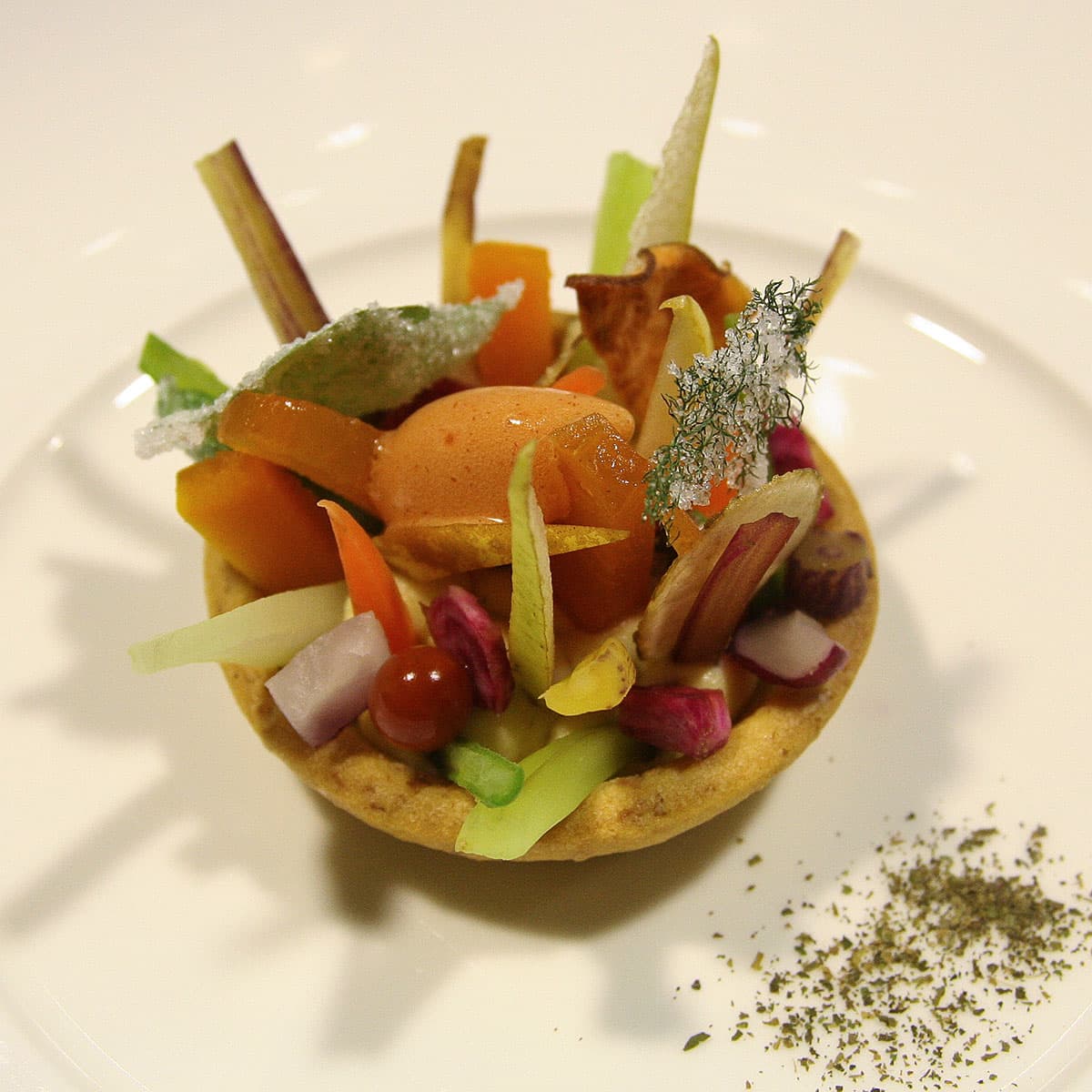 Enoteca Pinchiorri Tartelletta di frutta e verdura