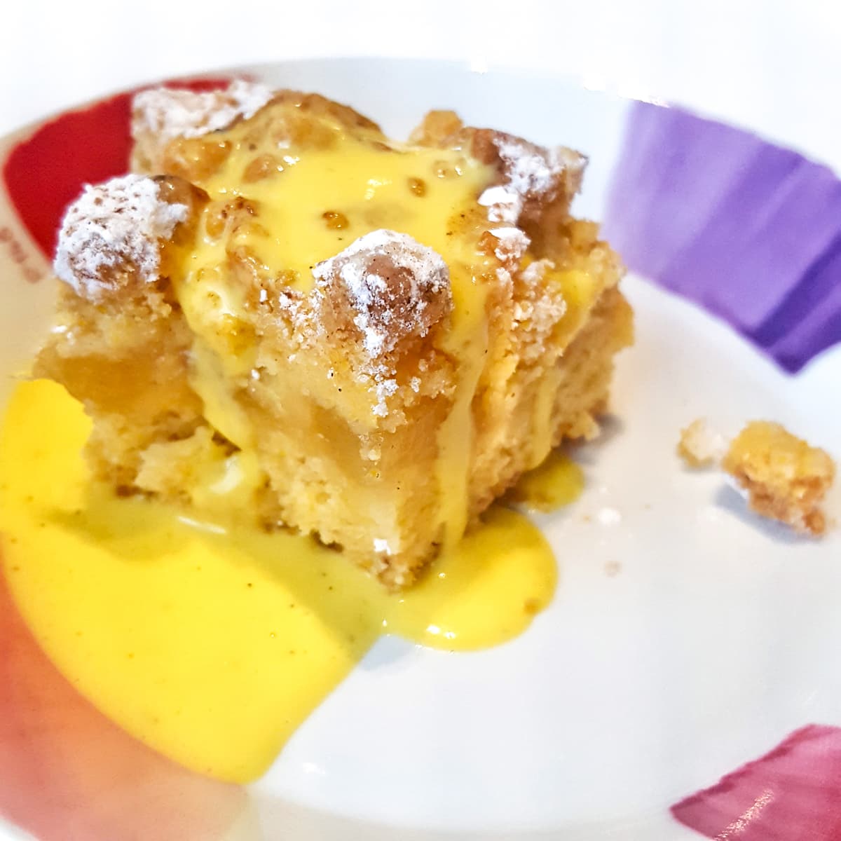 Predessert - Sbrisolona, mele, crema