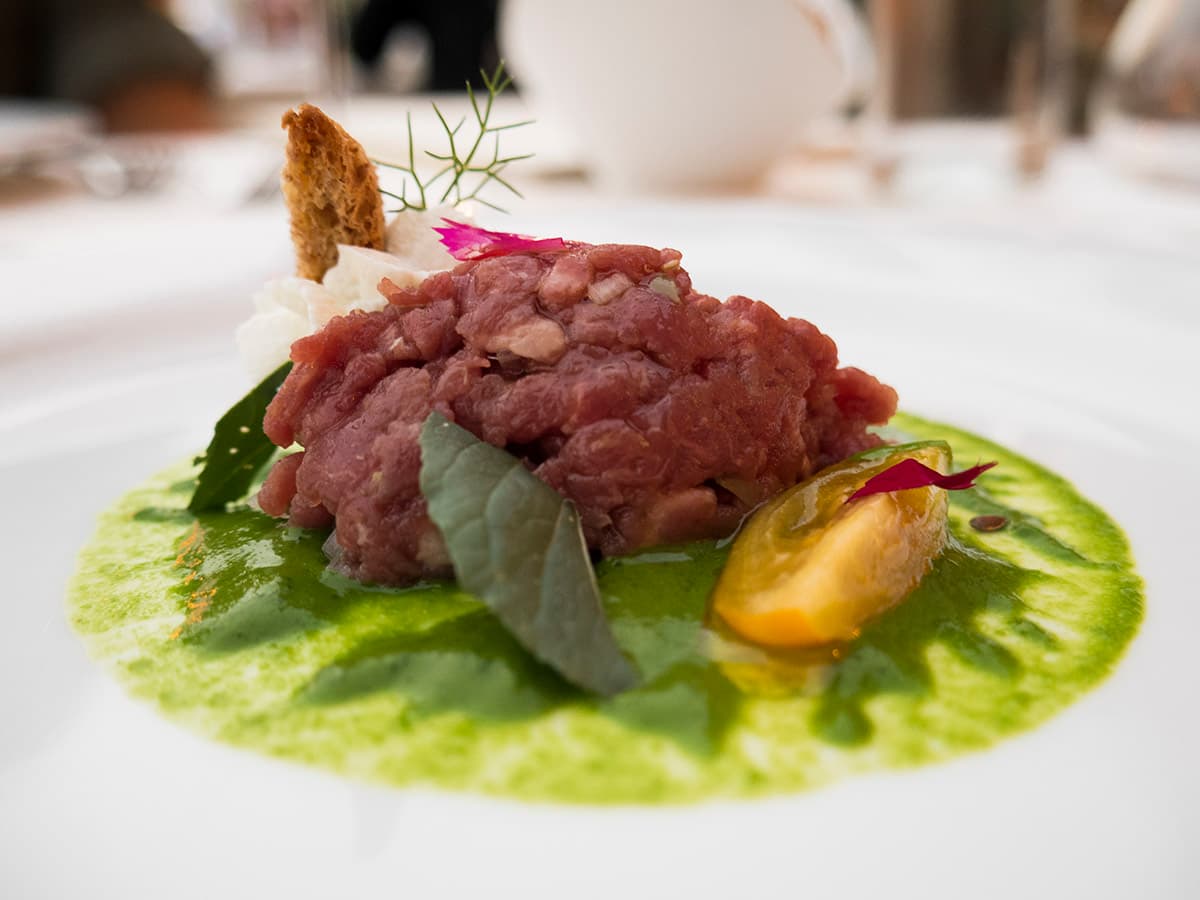 Tartare, rucola, ricotta
