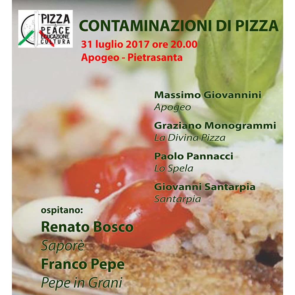 Contaminazioni di pizza – 31 luglio – Pietrasanta