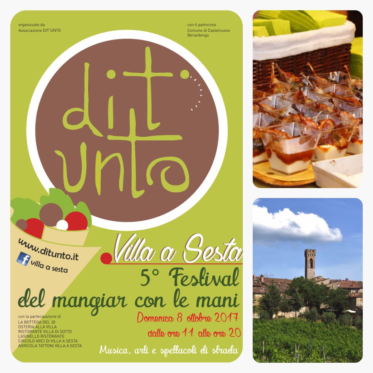 Dit’Unto – 8 ottobre – Villa a Sesta, Castelnuovo Berardenga