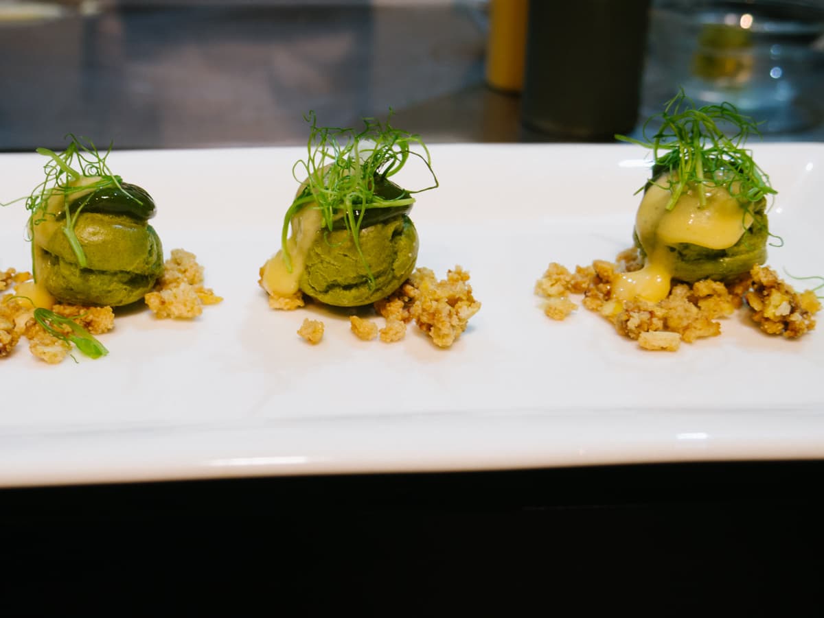 Solaika Marrocco, Primo Restaurant - Bignè all'acqua di cicoria