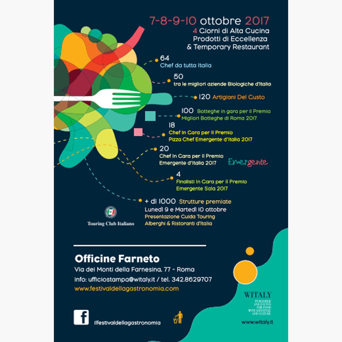 Festival della Gastronomia – 7/10 ottobre – Roma