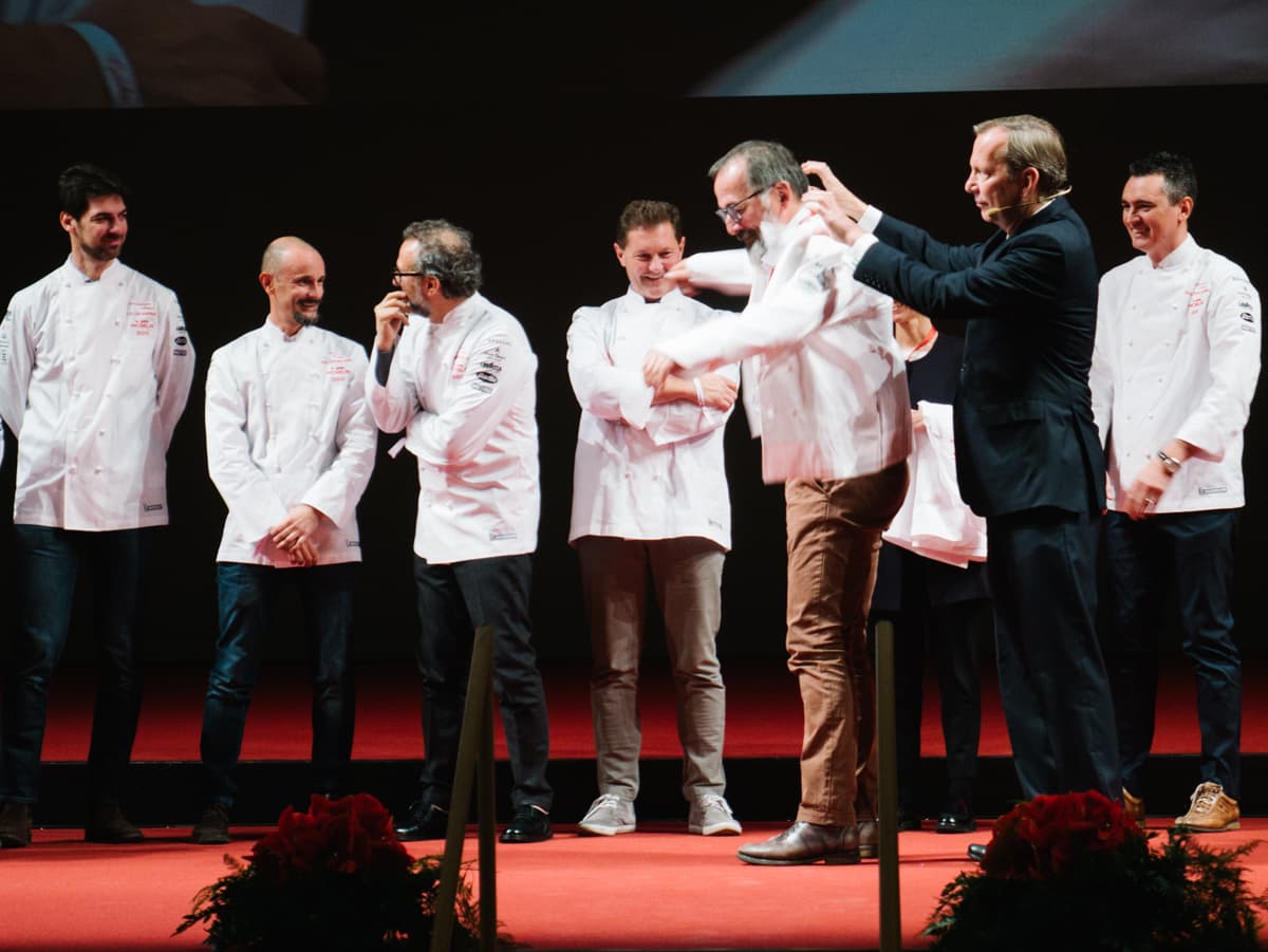 Michael Ellis investe Norbert Niederkofler delle 3 Stelle