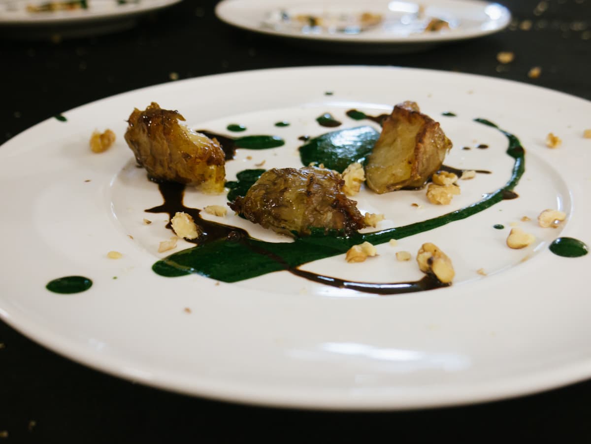 Topinambur, cavolo nero, pu'er, noci