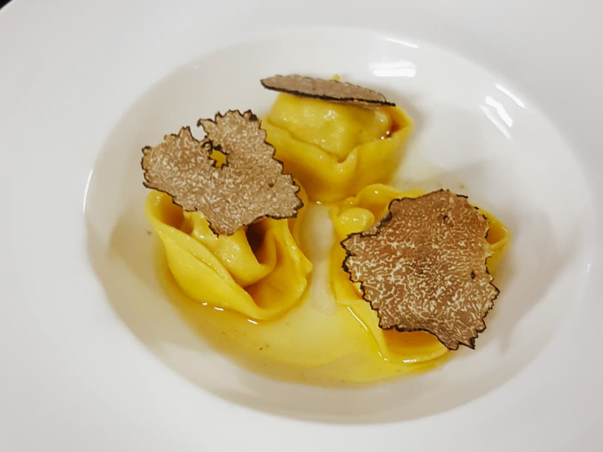 Ravioli ripieni di faraona