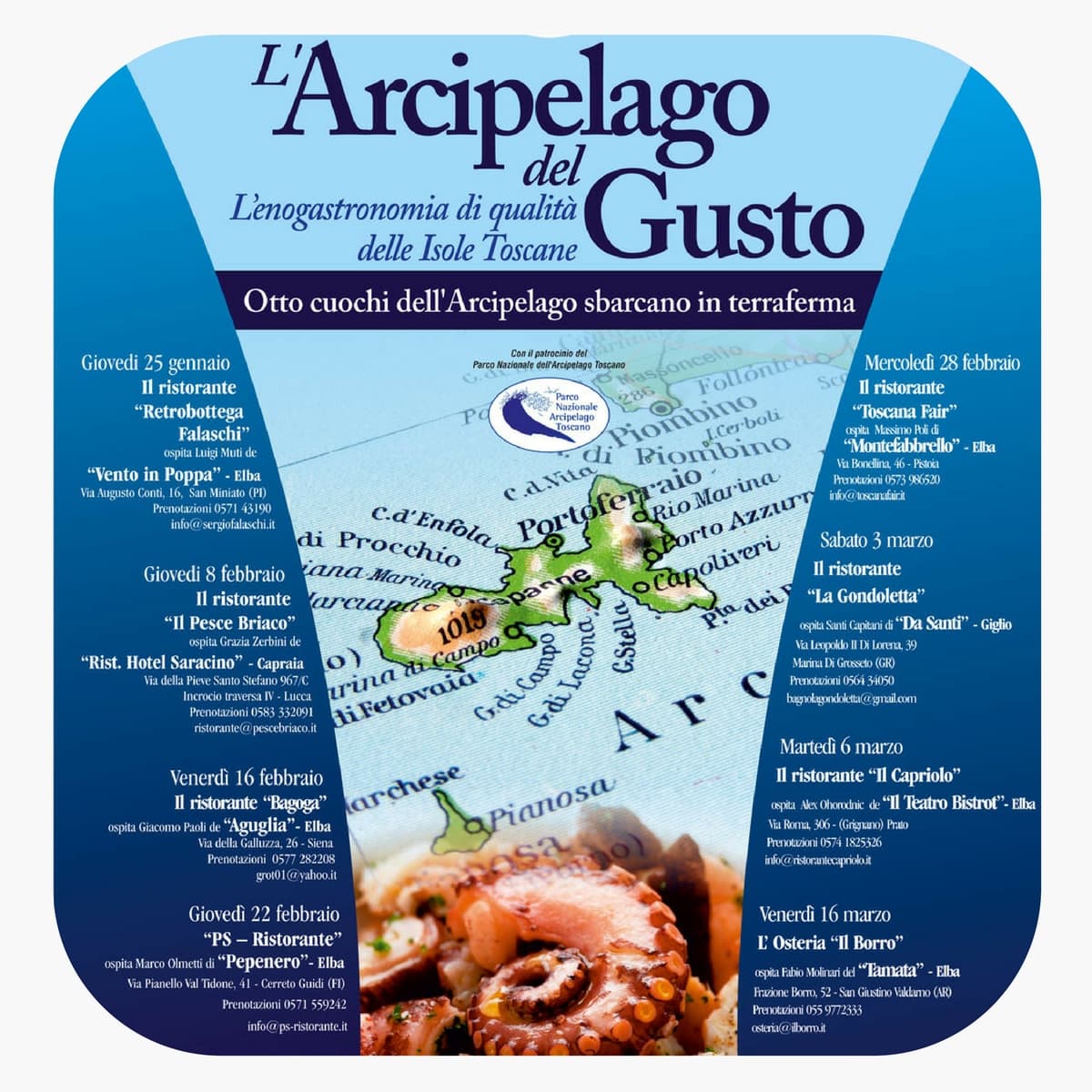 L’Arcipelago del Gusto – 25 gennaio / 16 marzo