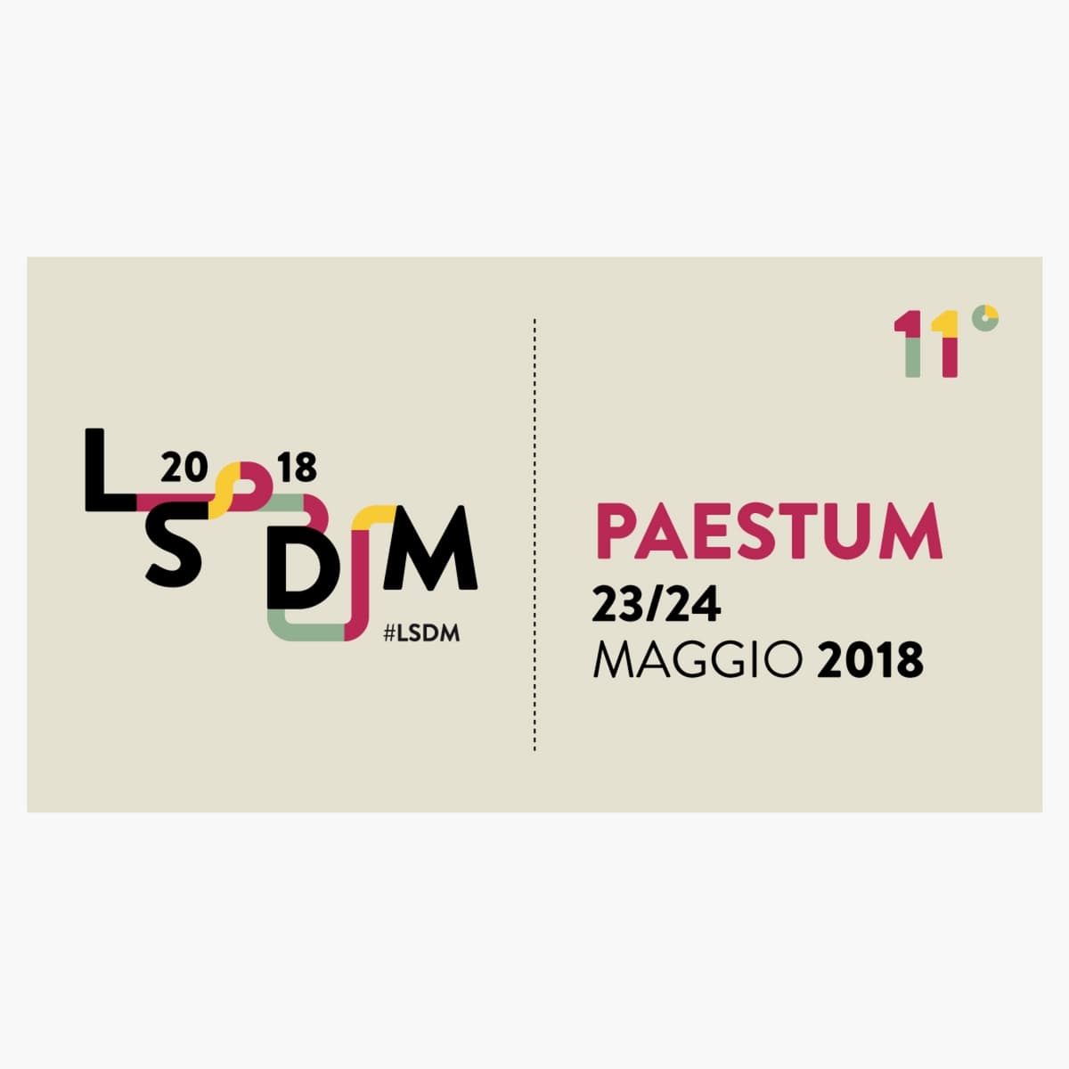 LSDM 2018 – 23, 24 maggio – Paestum