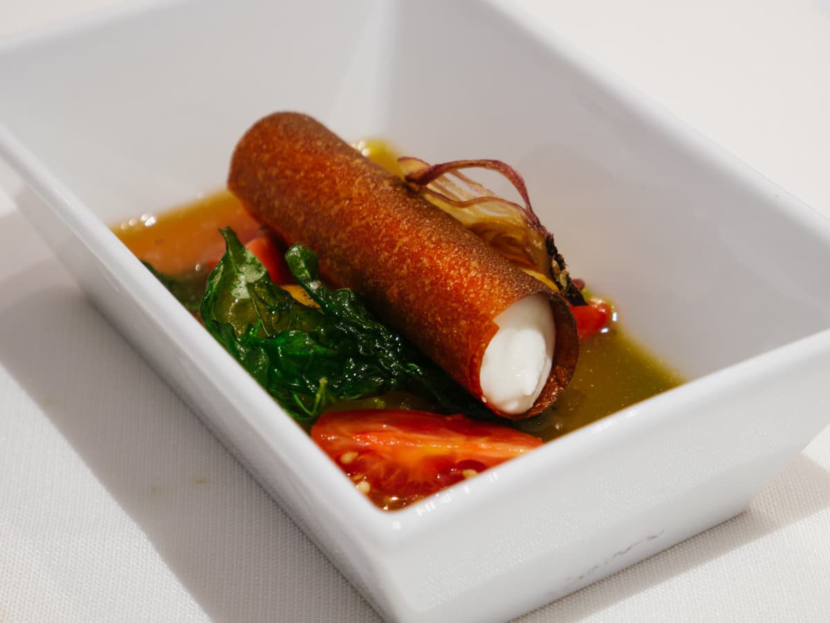 Insalata di pomodori e bloody mary