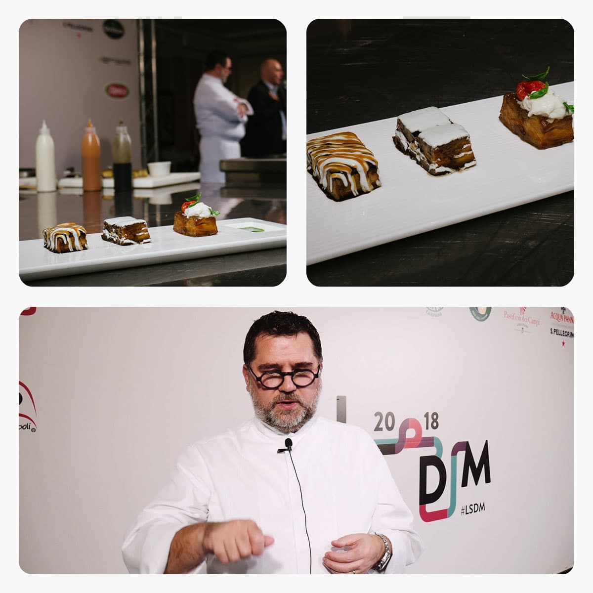 La melanzana di Angelo Sabatelli piatto simbolo di LSDM 2018