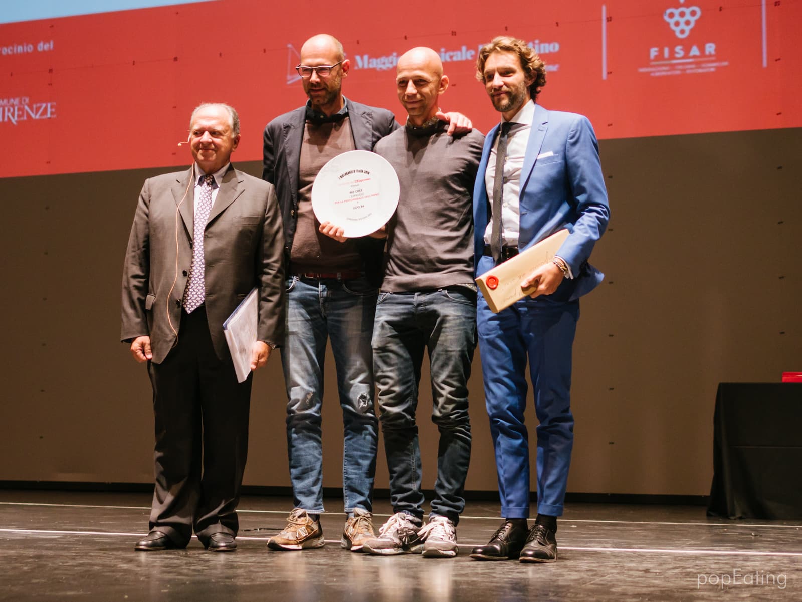 Riccardo e Giancarlo Camanini, Lido 84 - Premio Mychef per la performance dell'anno
