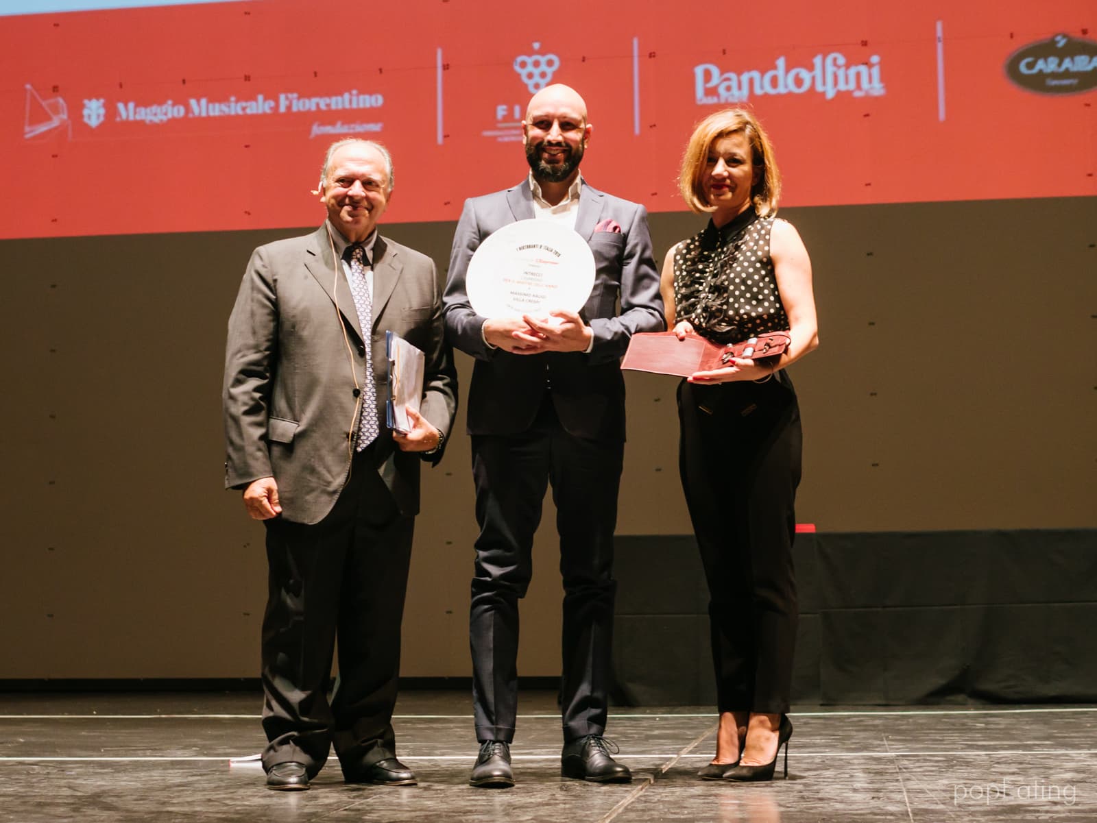 Massimo Raugi, Villa Crespi - Premio Intrecci per il maitre dell'anno