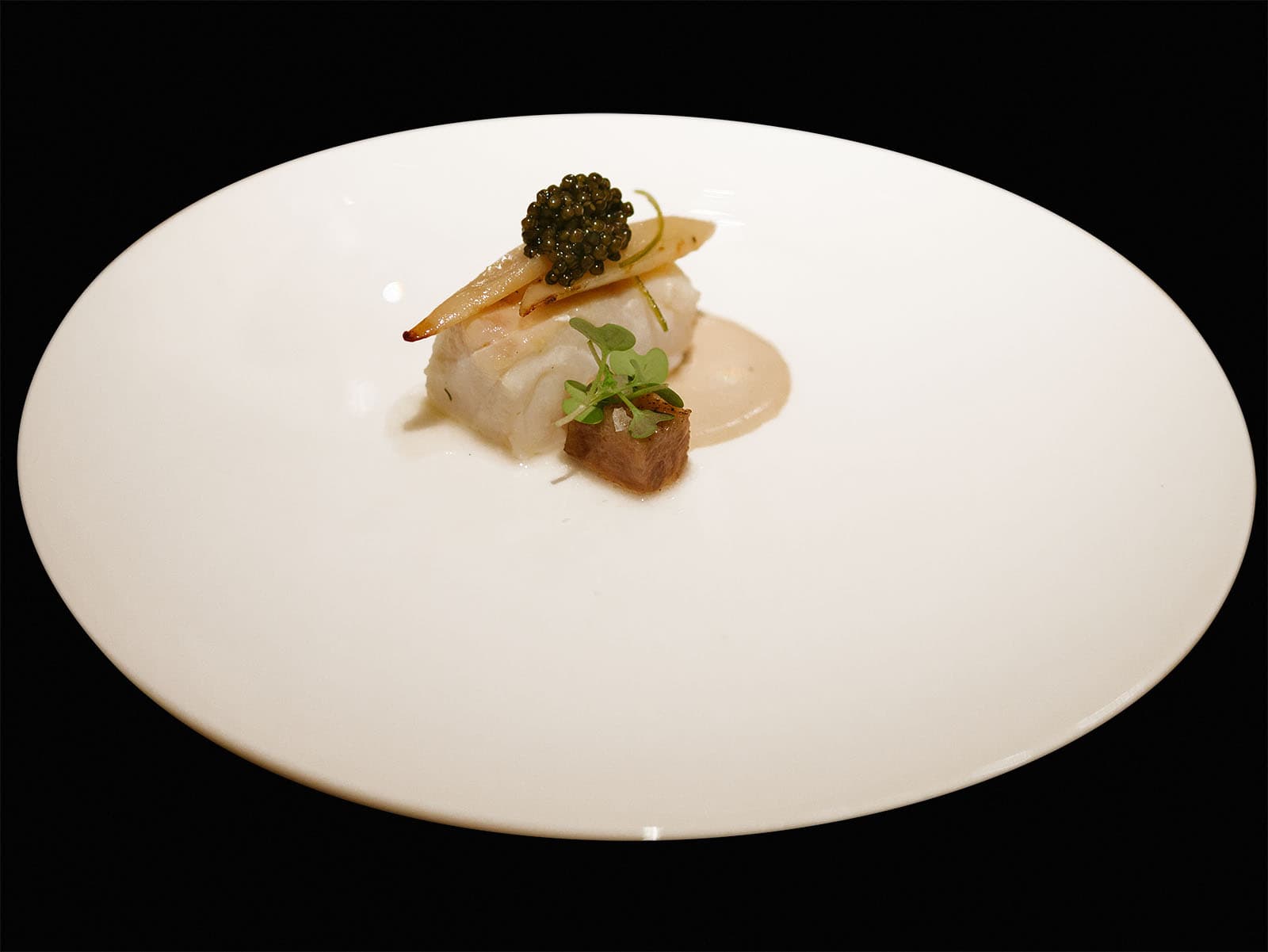 Enoteca Pinchiorri - Scorzonera, merluzzo, caviale