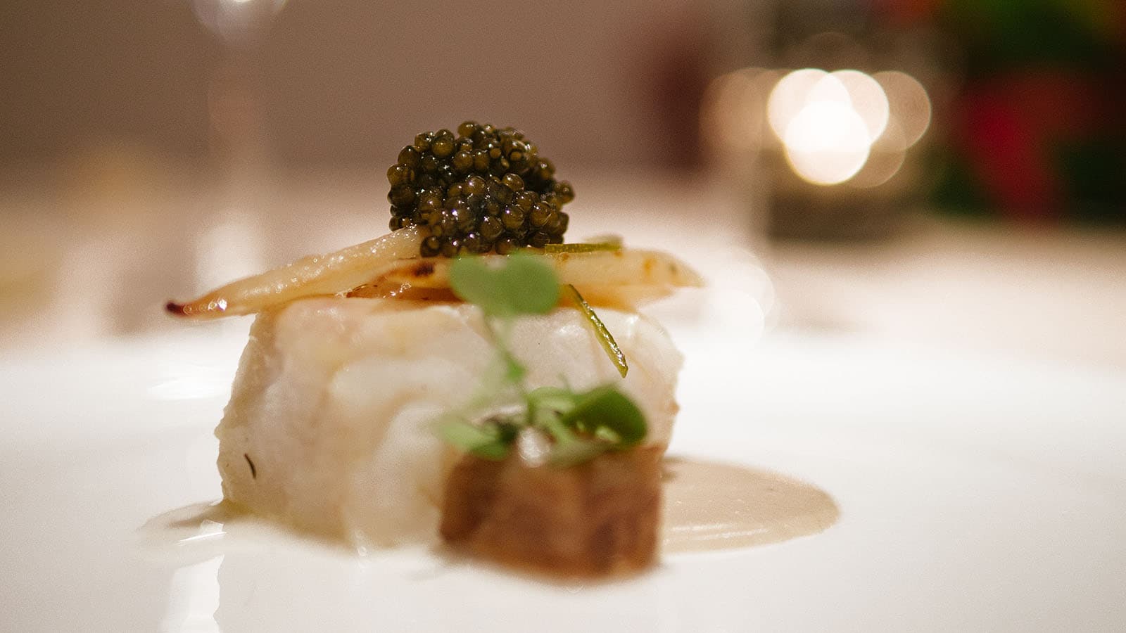Enoteca Pinchiorri - Scorzonera, merluzzo, caviale