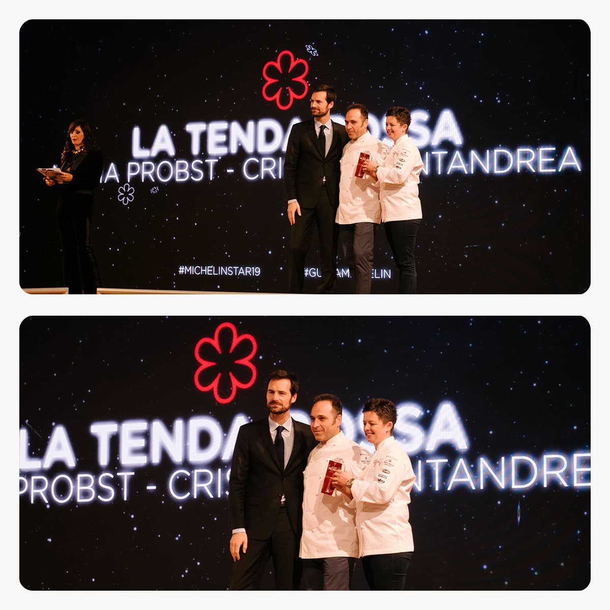 Maria Probst e Cristian Santandrea riportano la Stella Michelin a La Tenda Rossa