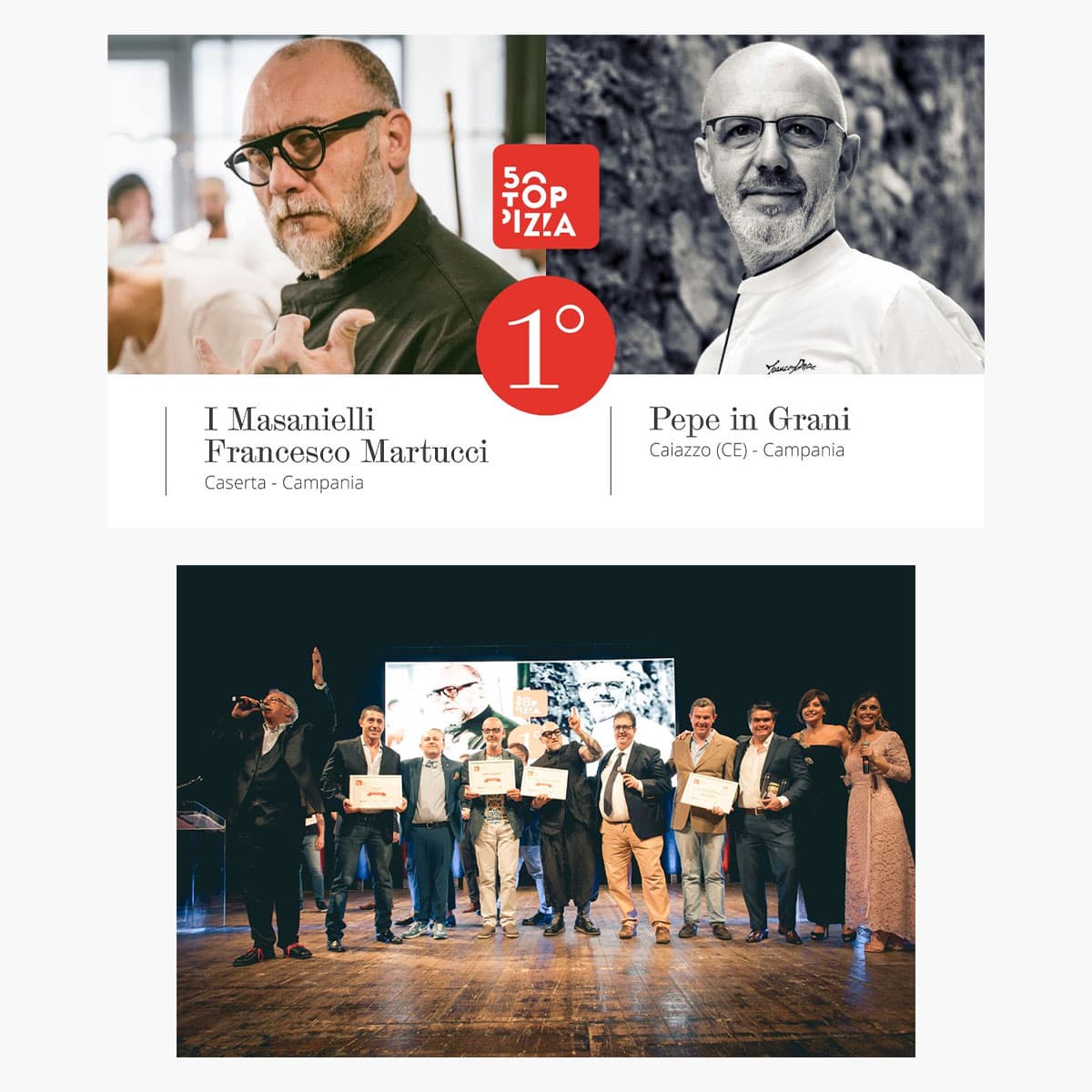 50 Top Pizza 2019: I Masanielli di Francesco Martucci e Pepe in Grani sono le migliori pizzerie d’Italia e del mondo