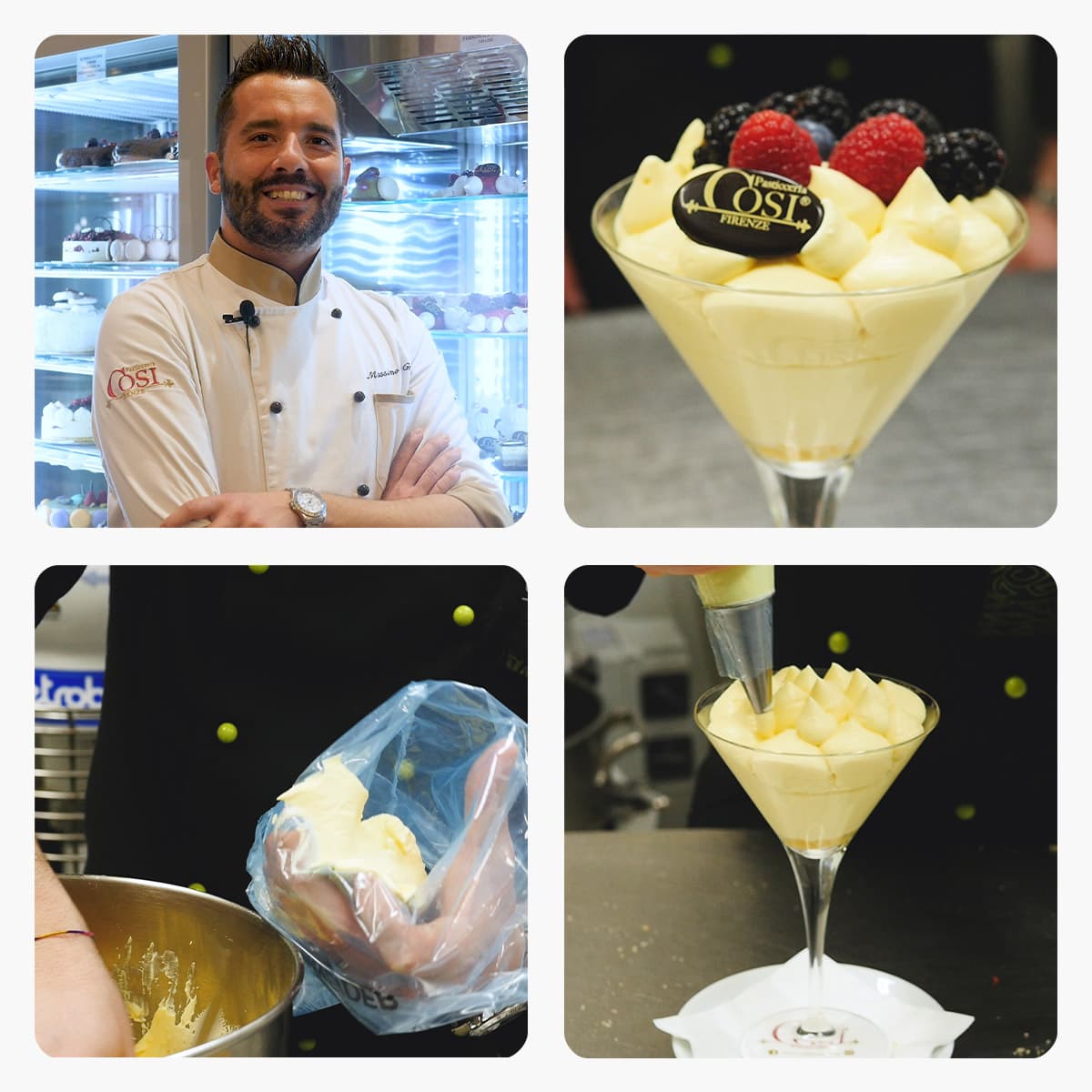 Tiramisù ai frutti di bosco, la ricetta del pasticcere Massimo De Grazia