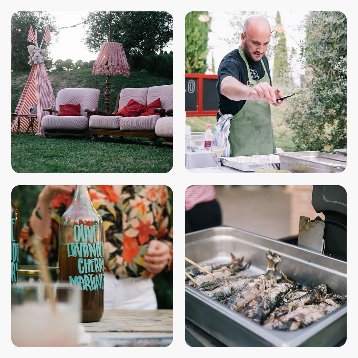 Parafernalia/Postrivoro porta la cucina di Leandro Carreira sotto gli ulivi di Scamporella