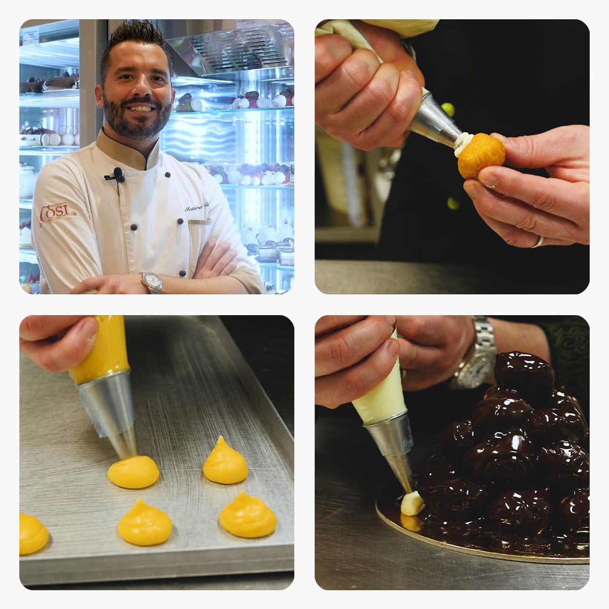 Bignè, la ricetta del pasticcere Massimo De Grazia