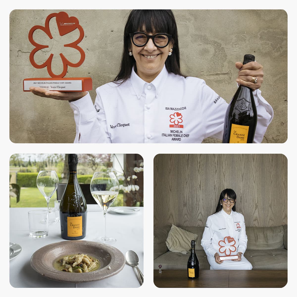 Isa Mazzocchi si aggiudica il premio Michelin Chef Donna 2021 by Veuve Clicquot