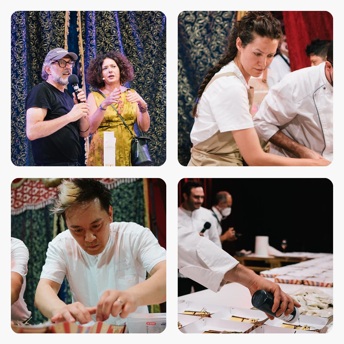 Al Mèni 2021. Alta cucina circus edition con le acrobazie degli chef di Massimo Bottura