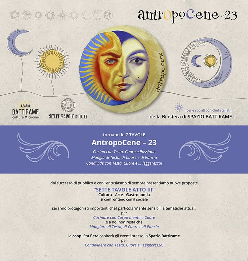 SETTE TAVOLE – ATTO III Cultura Arte Gastronomia – 6 febbraio-13 settembre – Bologna