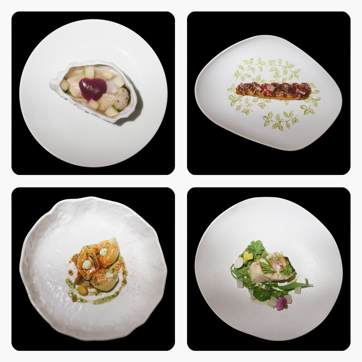 Segnali di fumo, il nuovo menu di Moreno Cedroni alla Madonnina del Pescatore