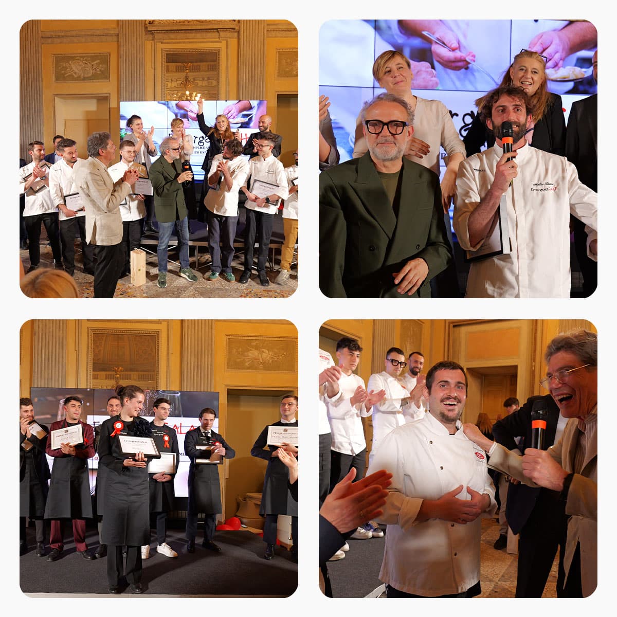 Emergente compie 20 anni: Massimo Bottura premia il futuro della cucina italiana alla Villa Reale di Monza