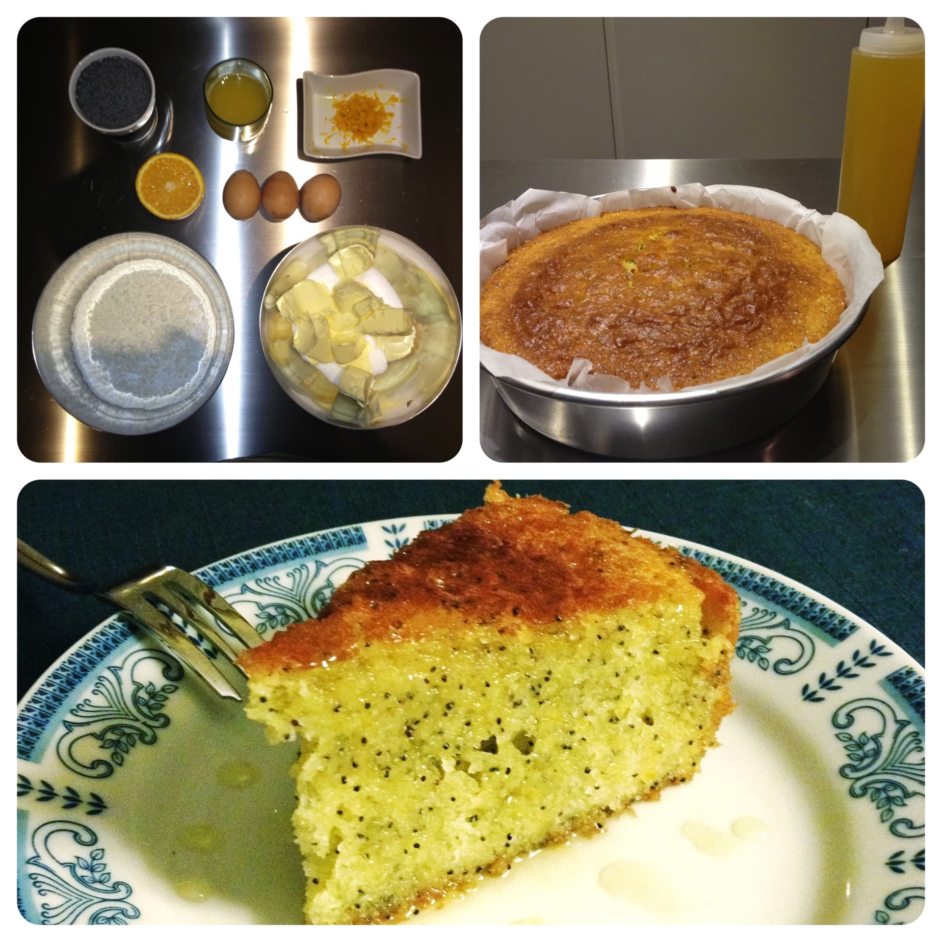 Torta all’arancia e semi di papavero