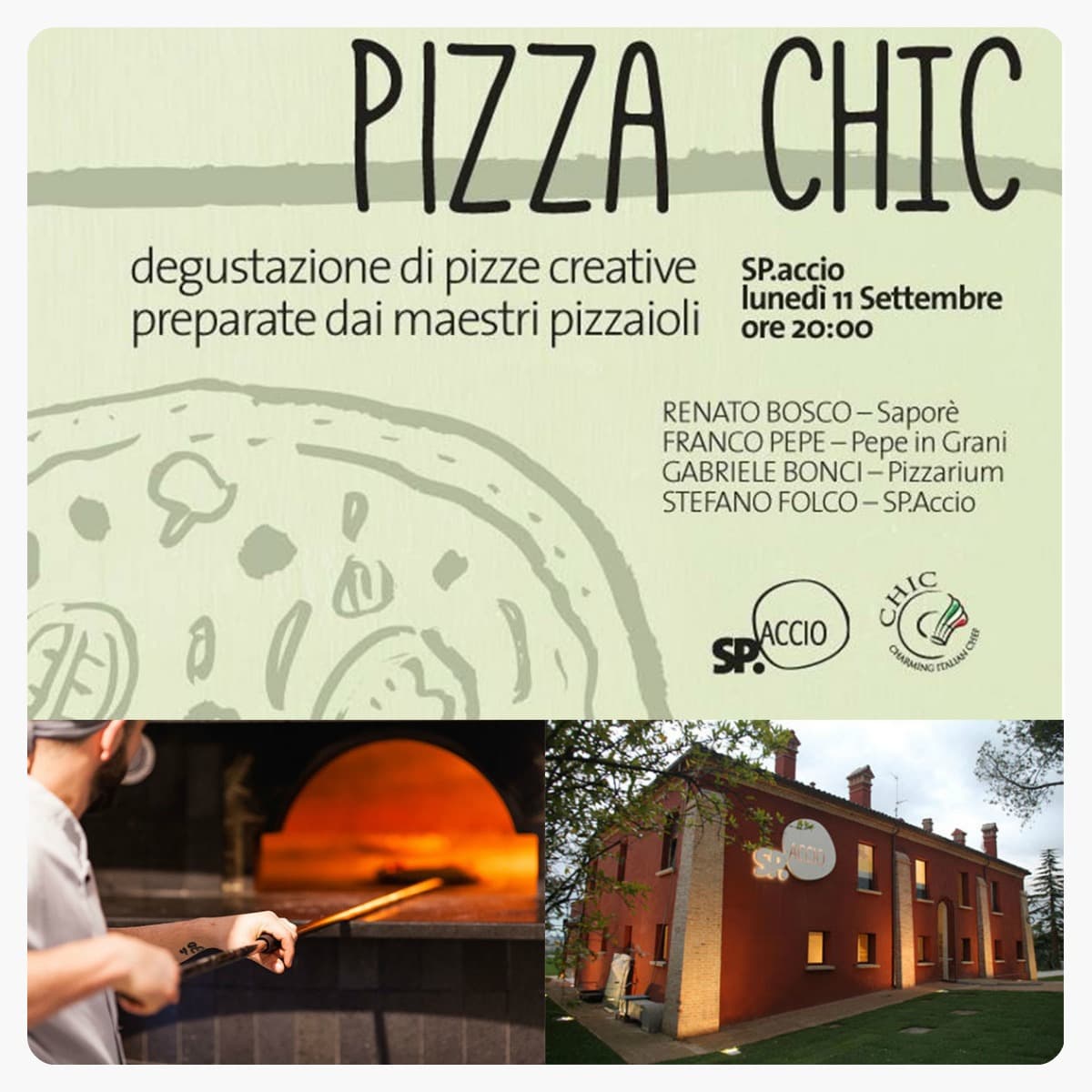 Pizza Chic – 11 settembre – San Patrignano